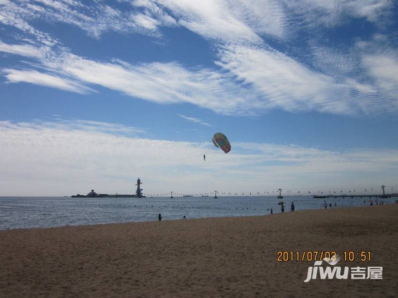 滨海湾实景图图片