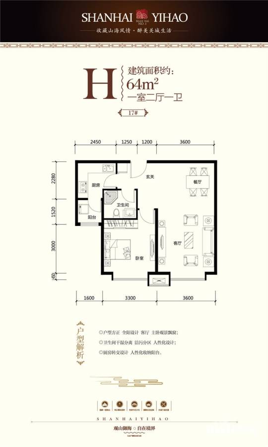 山海壹号二期户型图