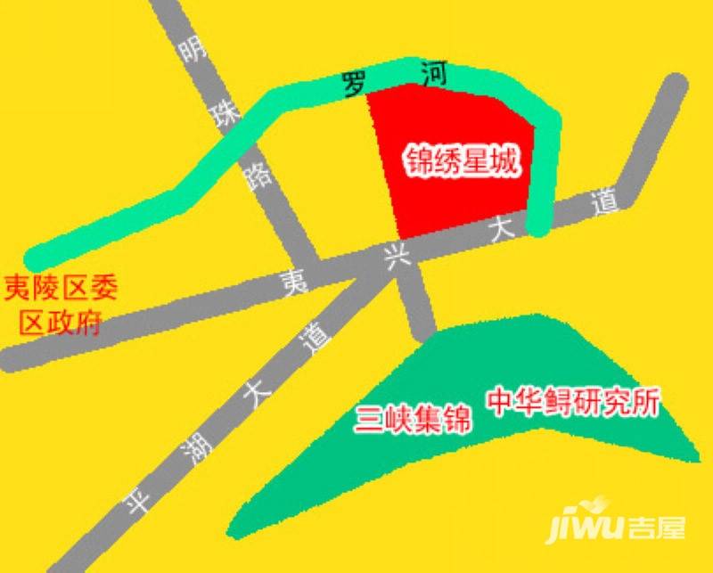 锦绣星城位置交通图1
