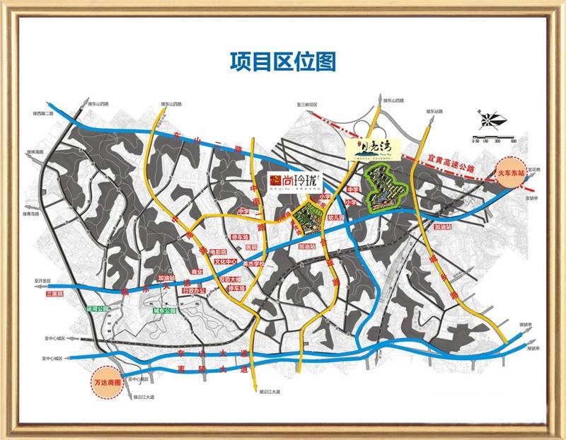 清江尚玲珑位置交通图