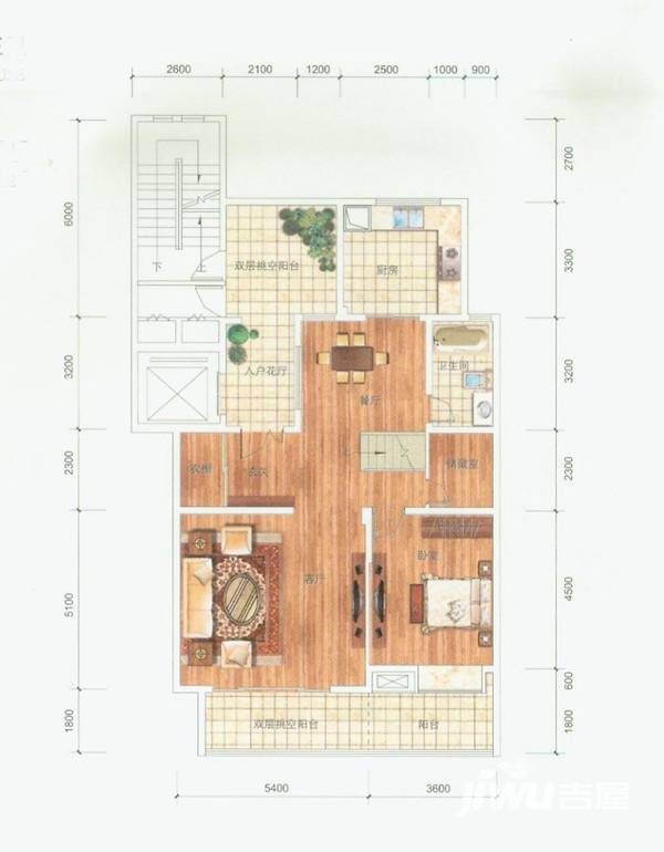 靓都公馆4室3厅3卫户型图