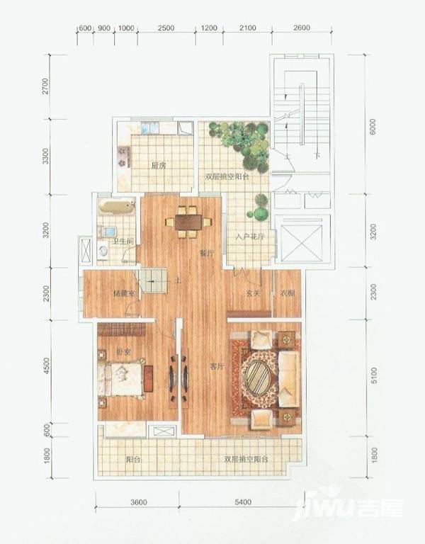 靓都公馆4室3厅3卫户型图