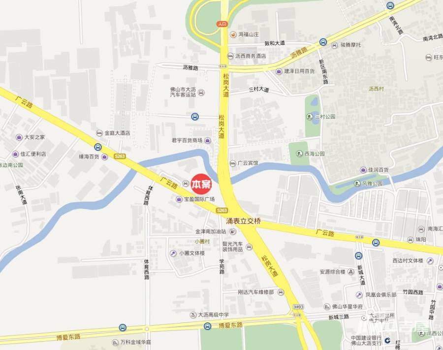 领地海纳君庭位置交通图图片