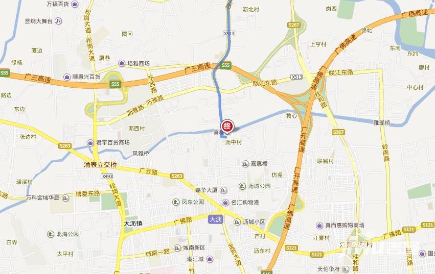 万成公寓位置交通图图片