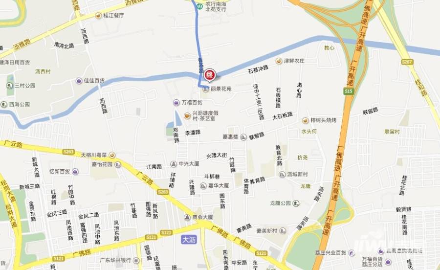 万成公寓位置交通图图片