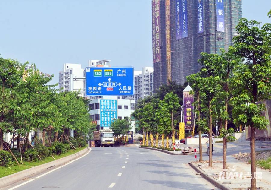 桂南银都位置交通图图片