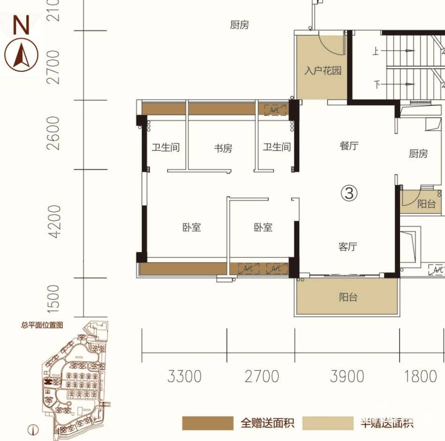 东海银湾普通住宅89㎡户型图