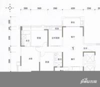 保利中环广场4室2厅2卫141㎡户型图