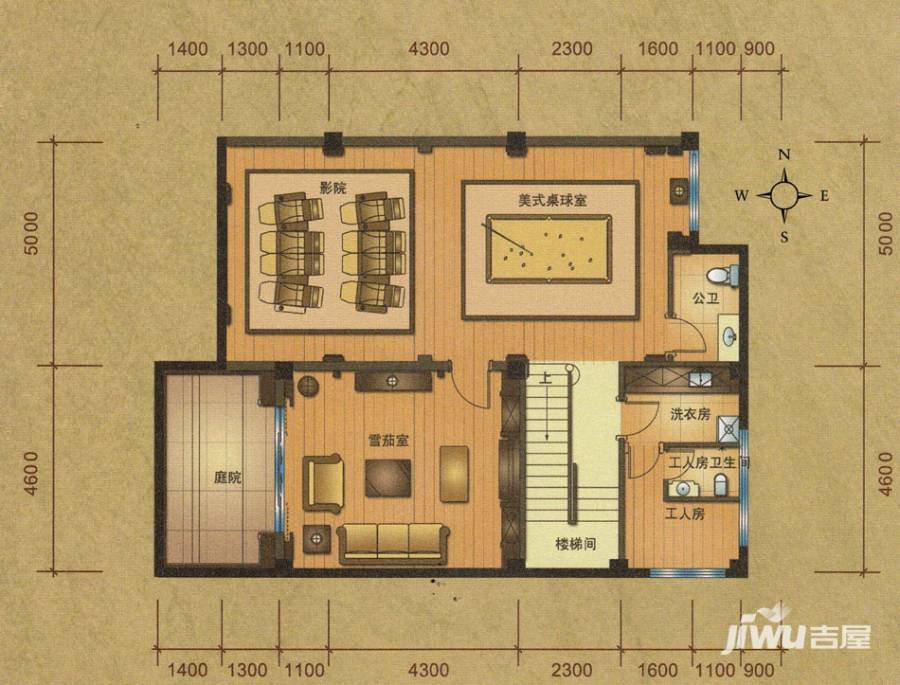 容桂碧桂园普通住宅461.2㎡户型图