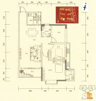 锦绣北苑普通住宅91㎡户型图