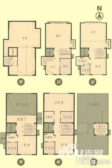 涟岸普通住宅335㎡户型图