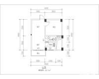 万成公寓1室1厅1卫50.7㎡户型图