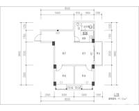万成公寓2室2厅1卫74.1㎡户型图