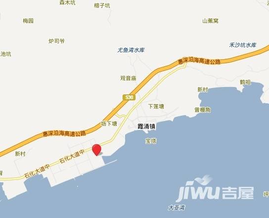 香海湾位置交通图图片