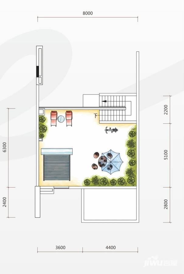 惠阳雅居乐花园4室2厅3卫213㎡户型图