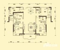 合生上观国际4室2厅2卫155㎡户型图