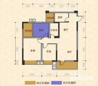 嘉州新城学府花园Ⅱ2室2厅1卫户型图