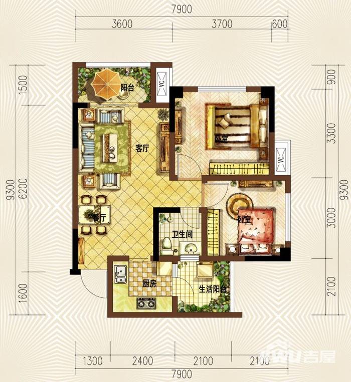 逸合中央公园楼盘户型