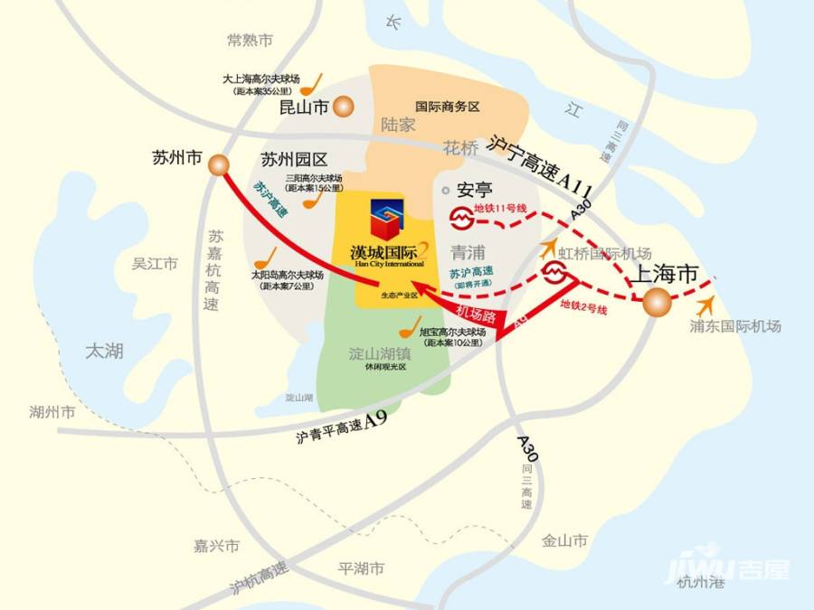 汉城国际位置交通图图片