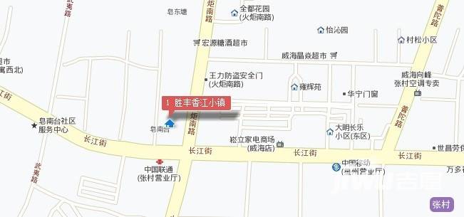 胜丰香江小镇位置交通图图片