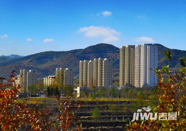 明辰绿城湖畔田园实景图图片