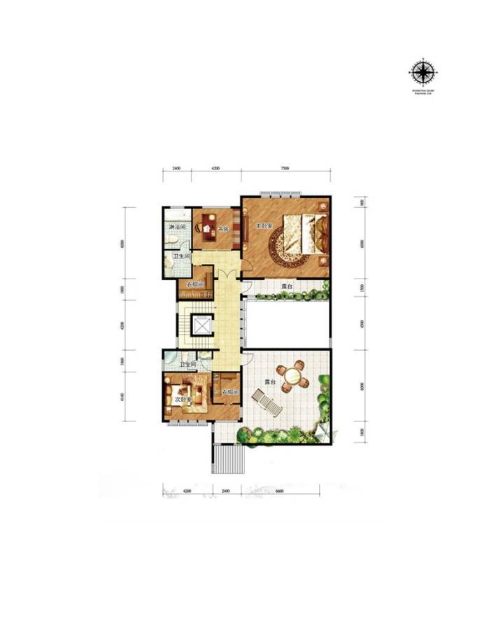 威高乾和院普通住宅599.1㎡户型图