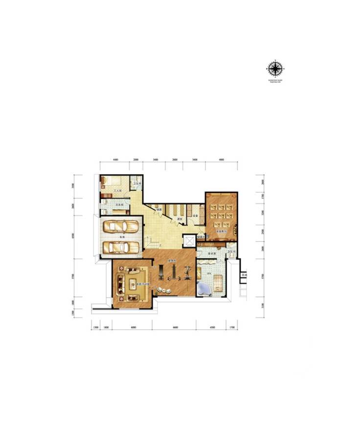 威高乾和院普通住宅914.2㎡户型图