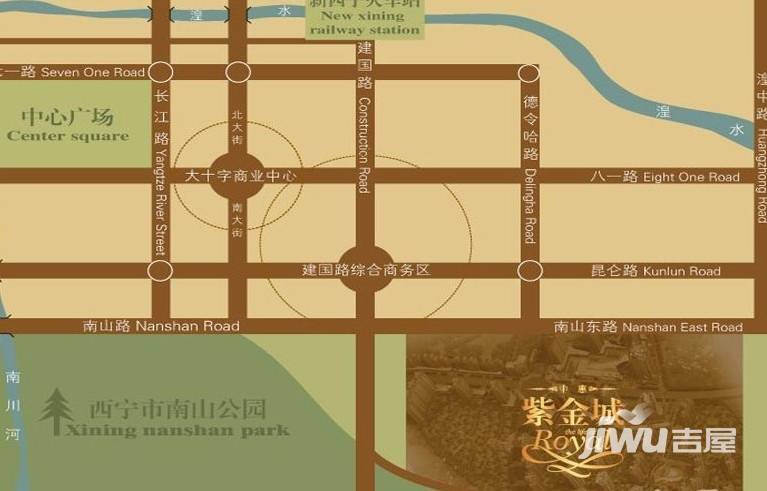 中惠紫金城位置交通图