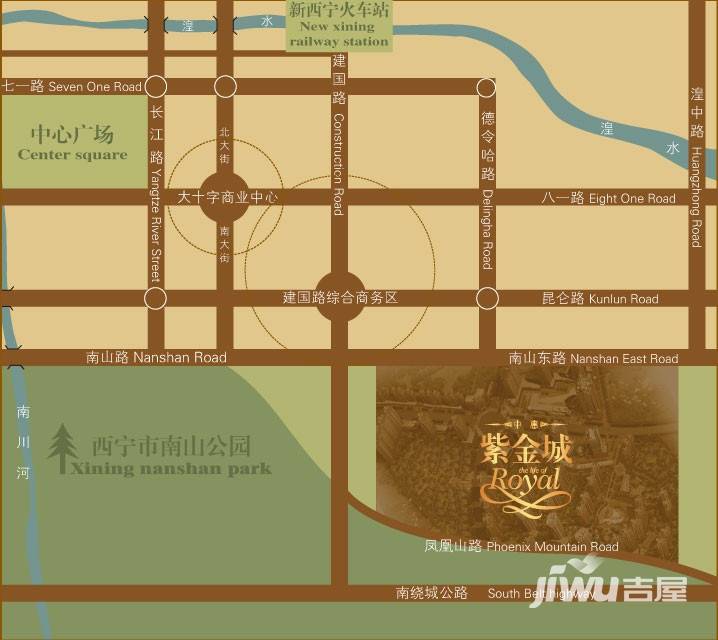 中惠紫金城规划图